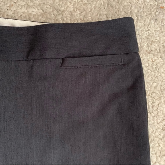 Liz Claiborne Dress Pants, Career/Classic Women's Size 8 Charcoal Straight Legs - Picture 5 of 13